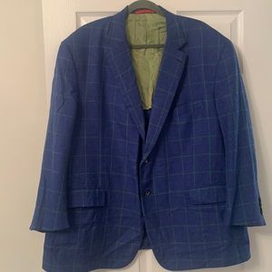 Isaia checkered blazer